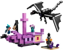 Lego Minecraft The Ender Dragon And End Ship - 21264 (657 PCS)