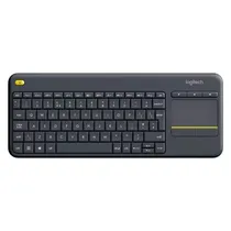 Teclado Logitech K400 Plus 920-007123 Touch Sem Fio - Preto
