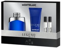 Kit Perfume Montblanc Legend Blue Edp 100ML+2 de 7.5ML+Shower Gel 100ML - Masculino