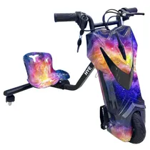 Triciclo Eletrico Hye TR02 / Bluetooth / Speaker / LED / 8.5" - Azul / Laranja