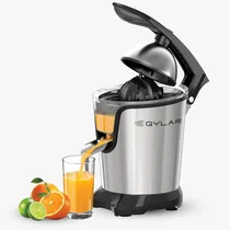 Extrator de Suco Eletrico Qylar Citrus Juicer QY-0310 / 400W / 620ML / 220-240V ~ 50/ 60HZ - Preto/ Inox  Extrator de...