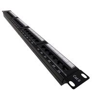 F. CAT6 Patch Panel Utp 24 Portas JZ-2002-2