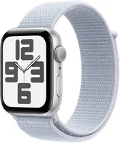 Apple Watch Se 2 (GPS) Caixa Alumínio Silver 44MM Pulseira Sport Loop Blue Cloud MXET3LL