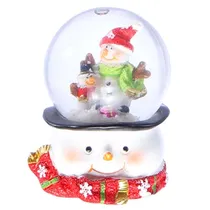 Bola Natalina Branca Boneco de Neve