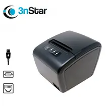 Impresora 3NSTAR Termica Recibos 3" RPT006S USB/Serial/Red 80MM Negro