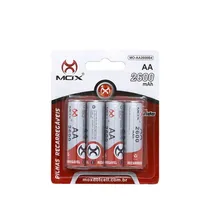 Pilha Recarregavel Mox AA 2600MAH 4 Unidades