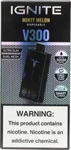 Vape Descartável Ignite V300 Minty Melon 30000 Puffs