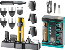 Cortador de Cabelo VGR Voyager Grooming Kit V-173 - Amarelo  Cortador de...
