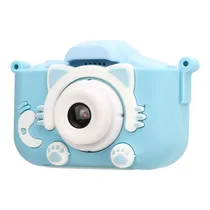 Câmera Digital XO-XJ01 - Tela 2" - Azul  Câmera Digi...