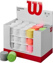 Wilson Grip Overgrip para Padel Y Beach Tennis Box 60 Unid. Multicolor Pro