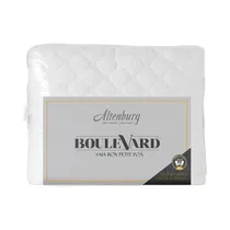 Cubresommier Altenburg Petit Poá King Size Blanco