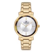 Relogio Analogico Feminino Daniel Klein DK.1.12705-5 Premium Ladies / Pulseira de Aco Inoxidavel - Dourado