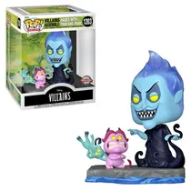 Funko Pop Disney Villains *Deluxe* Hades W/Pain And Panic *Ex* 1203