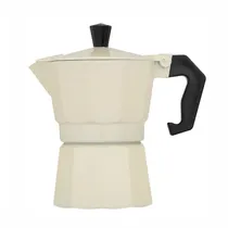 Cafeteira Italiana Alumínio 3 Xicaras 150ML Beig