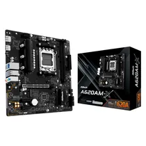 Placa Mãe Asrock A620AM-X DDR5 Socket AM5 Chipset AMD A620A Micro ATX