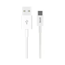 Cable Hye HYE180UC USB-A A USB-C 1M Blanco