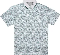 Outlet Camiseta Polo Walter Hagen MGA11548 Branca Estampagem - Masculina