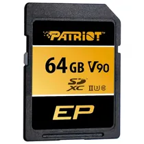 Cartão de Memória Patriot Ep V90, 64GB, SDXC, Uhs-II U3, 300MB/s, PEF64GEP92SDX  Cartão de M...