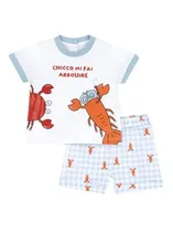 Chicco Fashion Set 2 PZ Camiseta c/ Pantalones Corto Tela s/C