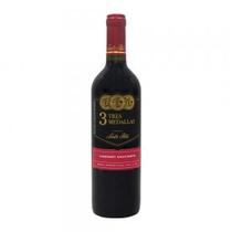 Vinho Chileno Tres Medallas Cabernet Sauvignon Garrafa 750ML