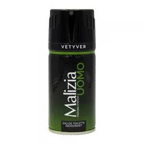 Desodorante Malizia Masculino Spray Vetyver 150ML
