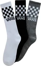 Meia Vans Classic Check Crew VN-000F0WY28 (3 Pares)