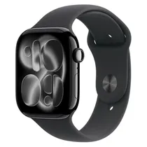 Apple Watch Series 11 MEQT4LW/A Caixa Alumínio 42MM Preto Brilhante - Esportiva Preto s/M
