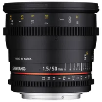 Lente Cine Samyang Sony VDSLR 50MM T/1.5 e FF As U
