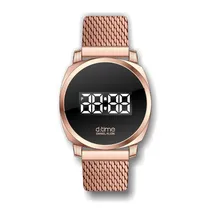 Relógio Digital Masculino Daniel Klein D Time DK.1.12383-5 - Rosa Ouro