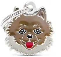 Medalha de Identificação Myfamily Friends Cão Lulu Da Pomerânia MF77