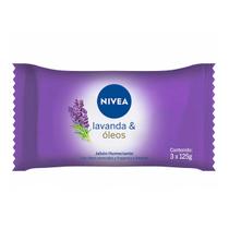 Sabonete Barra Nivea Lavanda e Oleos X3 Unidades