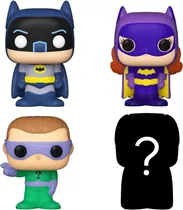 Boneco Batman - DC - Funko Bitty Pop! Misterio Pop Adentro 4 Pack