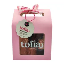 Alfajor Mini Tofia Kit de Presente Caixa Rosa X8UN 300G