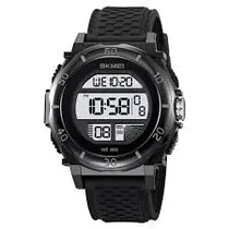 Relógio Masculino Digital Skmei 2099 BKWT Preto Branco