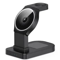 Carregador Wireless Magnetico FD-310 / 3 Em 1 / 15W / 9V/ 2A - Preto  Carregador ...