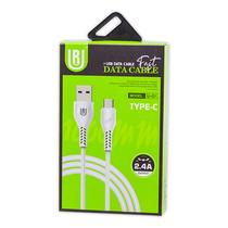 Cabo Ur U-01 USB-A / USB-C /2.4A / 1 Metro - Branco