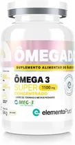 Elemento Puro Omegadop Omega 3 Super Concentrado Plastico Blanco