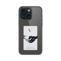 Estuche Protector e-Ink Fashion Case Born To Love para iPhone 15 Negro