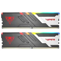 Memoria Ram Patriot Viper Venom DDR5 32GB (2X16GB) 6200MHZ RGB - Preto / Prata (PVVR532G620C40K)