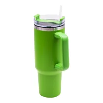 Garrafa Termica com Tampa / Canudo e Alça / 1.2 Litros - Verde