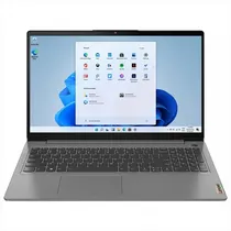 Notebook Lenovo Ideapad 3 15IAU7 (82RK00BEUS), Intel Core i5-1235U 1.30GHZ (4.40GHZ), 8GB Ram, 256GB SSD, Tela 15.6" Touch Full HD Ips, Windows 11 Home, Inglês, Artic Cinza