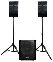 LRX 448 Line Array Portátil com Subwoofer 12″ Gemini