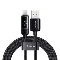 Cabo Mcdodo CA-500 USB-A To Lightning / Display LED / 1.2 Metros - Preto