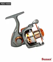 Sumax Pesca Accesorios Molinete Rainbow RB0-4000 Naranja