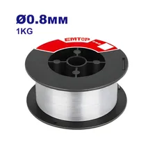 Alambre Flux para Soldadura Emtop EEWSFC08101 0.8MM 1KG