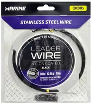Cabo de Aço Marine Sports Black 30LBS 10 Metros