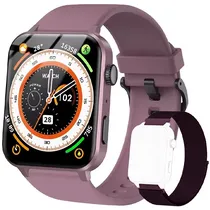 Relógio Blackview R30 Pro com Bluetooth - Roxo + Pulseira