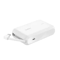Carregador Portátil Belkin Boostcharge com Cabo Intregado USB-C / 20W / 10000MAH