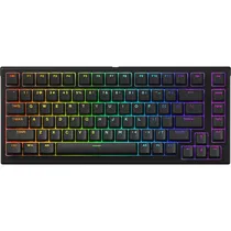 Teclado Gamer Mecânico Akko Monsgeek MG75S He RGB USB Switch Pink - Preto (Inglês)