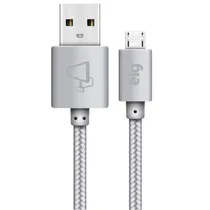 Cabo Micro-USB Elg M510BS 12W 2.4A 1M Prateado